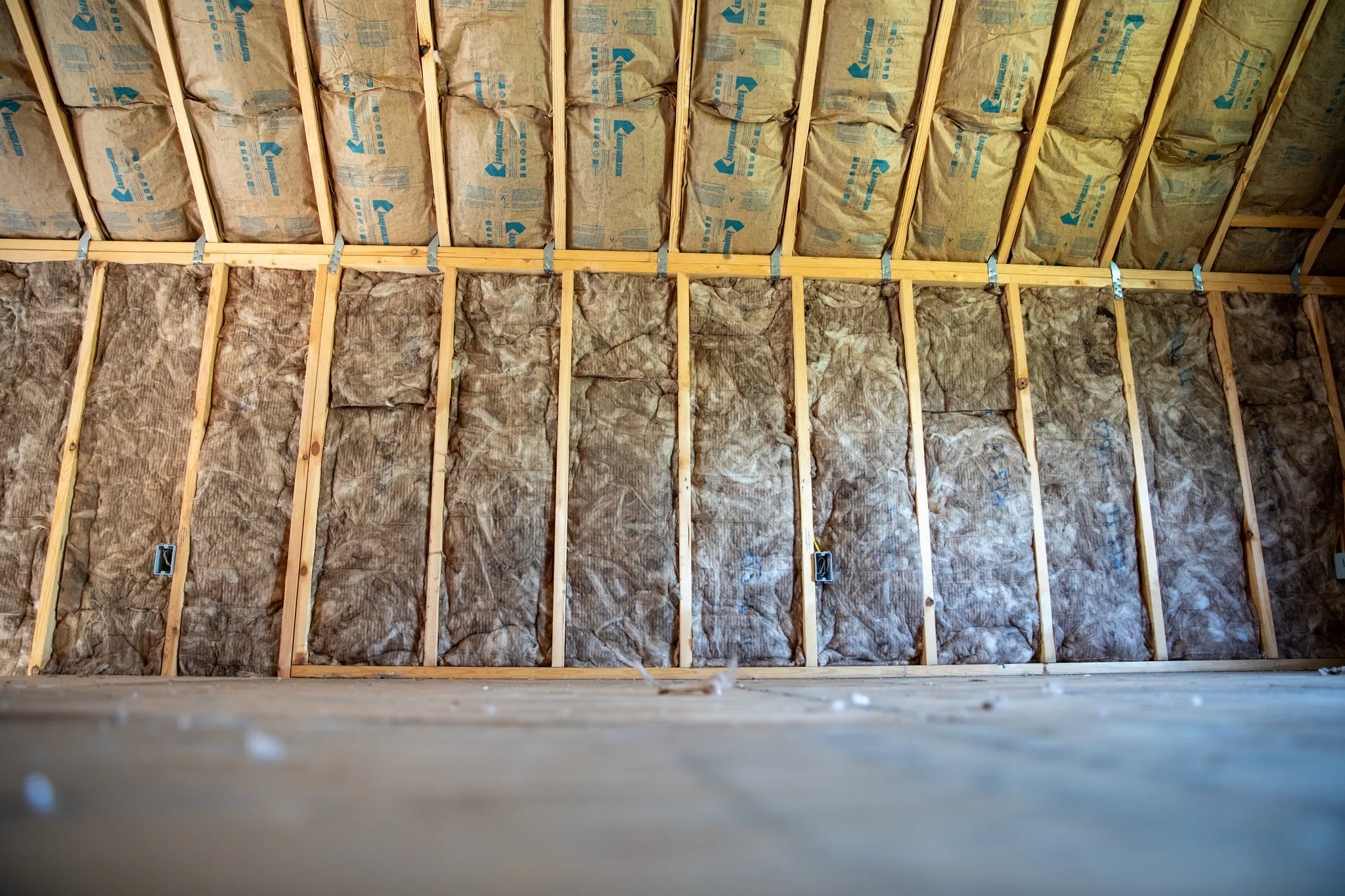 Fiberglass Batt Insulation work by East Coast Foam