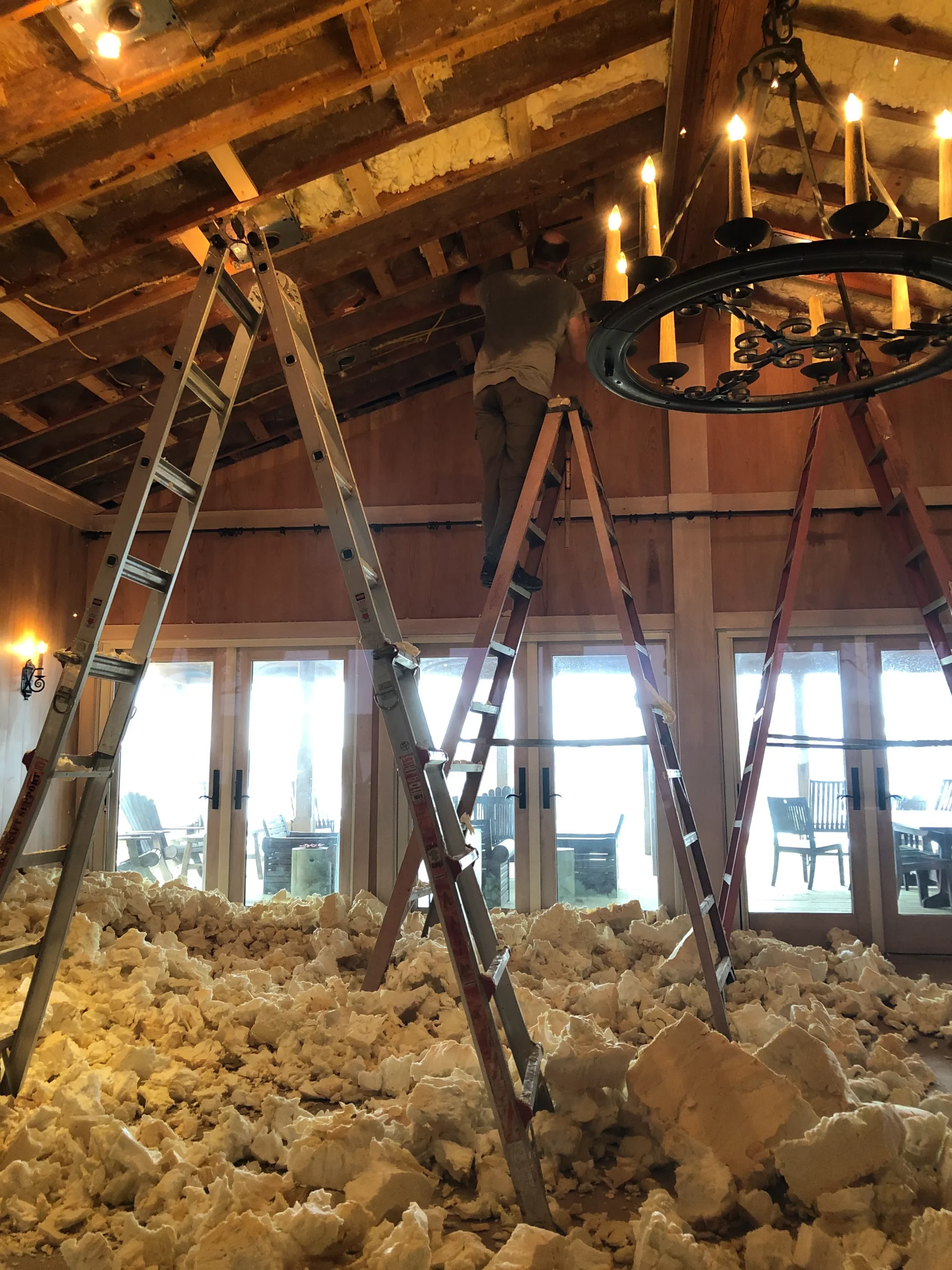 Insulation Removal service photography