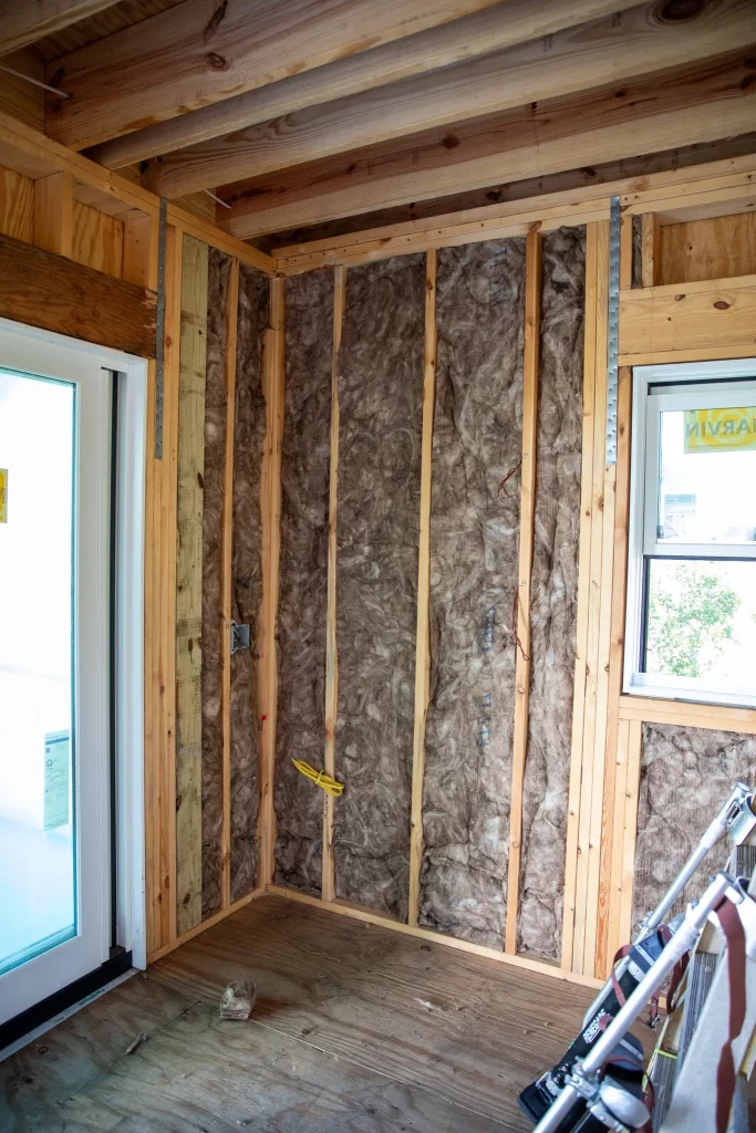 Budget Friendly Fiberglass Batt Insulation Installation